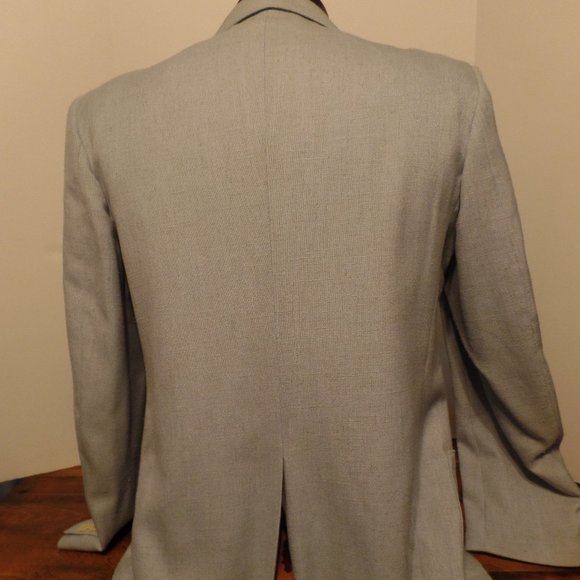 VTG Wm F Farrah Men's Blazer sz 42 Light Blue AU15 - Picture 3 of 6